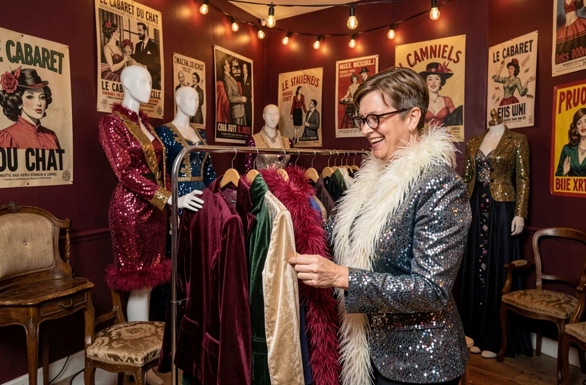 Le Cabaret du Chat, une friperie théâtrale aux costumes flamboyants et à l'ambiance cabaret vintage