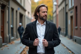 Styles variés pour hommes aux cheveux mi-longs en différentes coiffures
