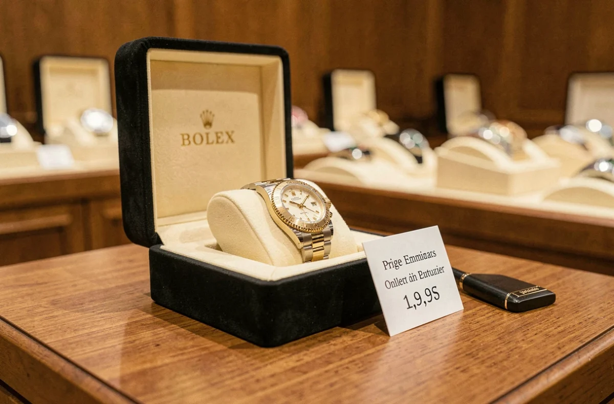 Rolex Daytona bicolore or et acier dans son écrin lors d'une vente aux enchères de montres de luxe en 2026